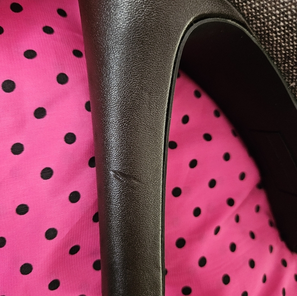 Christian Siriano Brown Peep Toe Tweed Vintage Preppy Tassel Heels Sz 9 - Picture 6 of 8